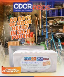OdorPros Odor Control Gel Deodorizing Kit - Adjustable & Refillable